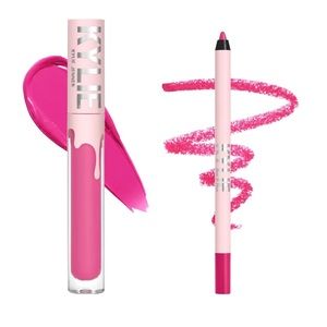 Kylie Cosmetics Velvet Lip Kit “Say No More” Pink Liquid Lipstick/Li…